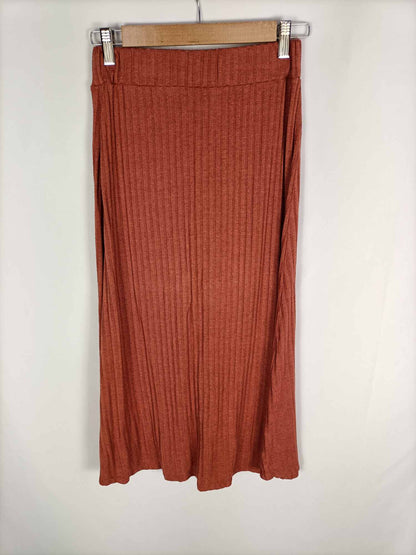 OTHERS.Ribbed tile midi skirt Ts/m