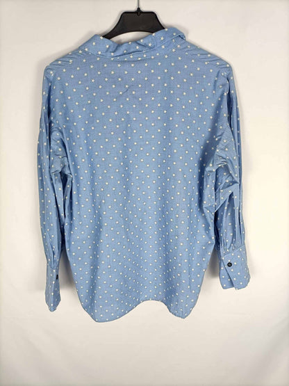 TOPSHOP.Camisa celeste T.36