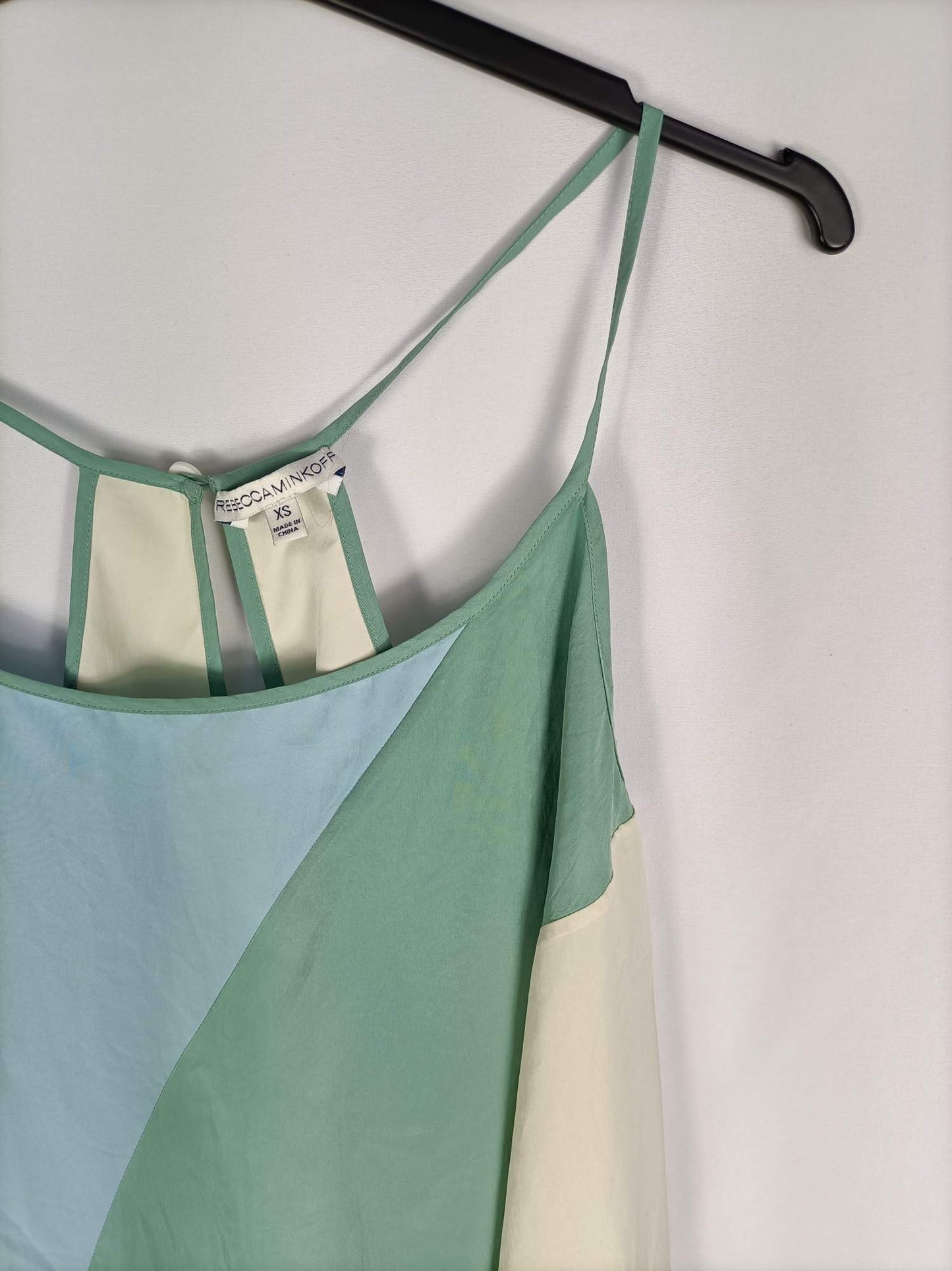 REBECA MINKOFF.Top tricolor T.xs