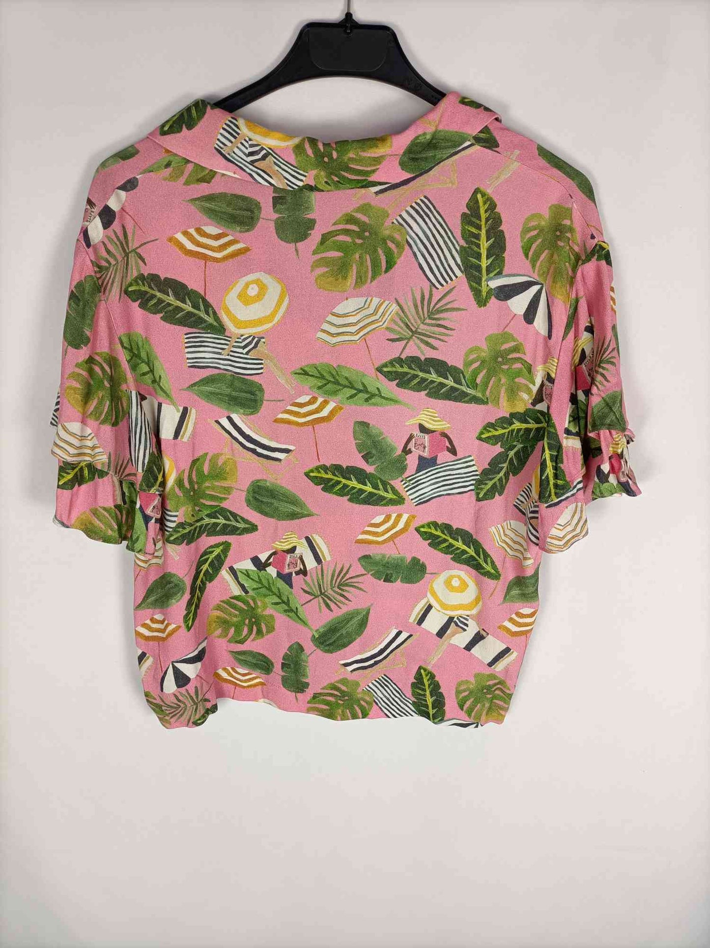 MANGO.Camisa manga corta T.s