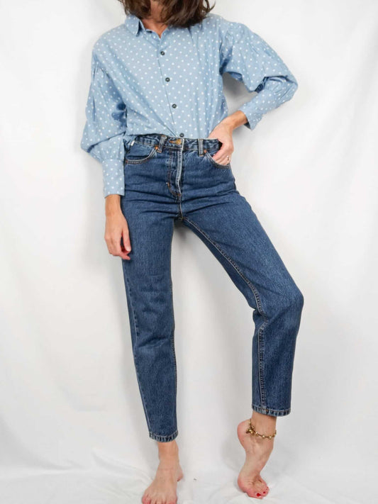 TOPSHOP.Camisa celeste T.36