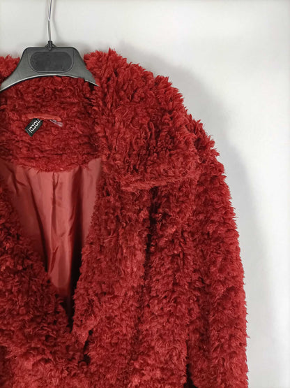 market. H&M.Abrigo borrego teja T.L