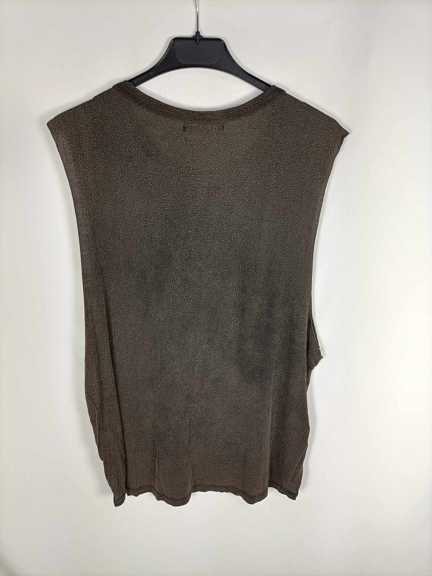 PULL& BEAR.Camiseta efecto desgastado T.s