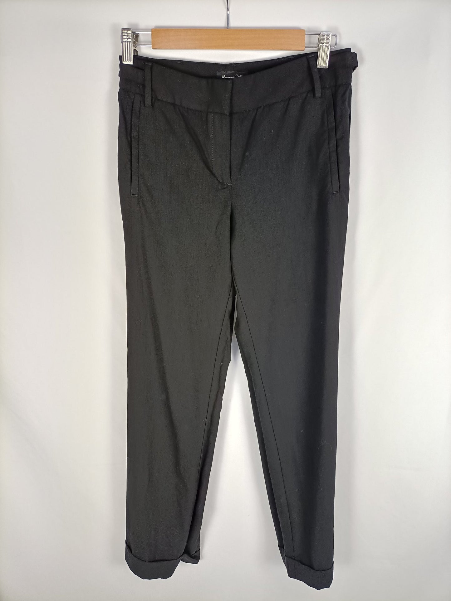 MASSIMO DUTTI.Pantalones vestir T.36