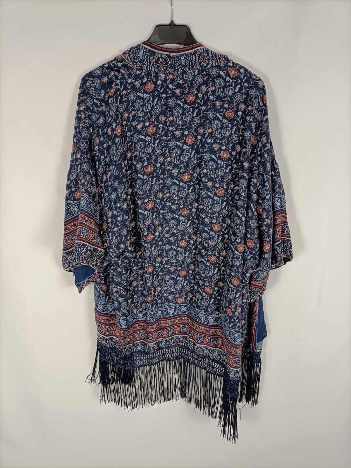 STRADIVARIUS.Kimono azul T.m