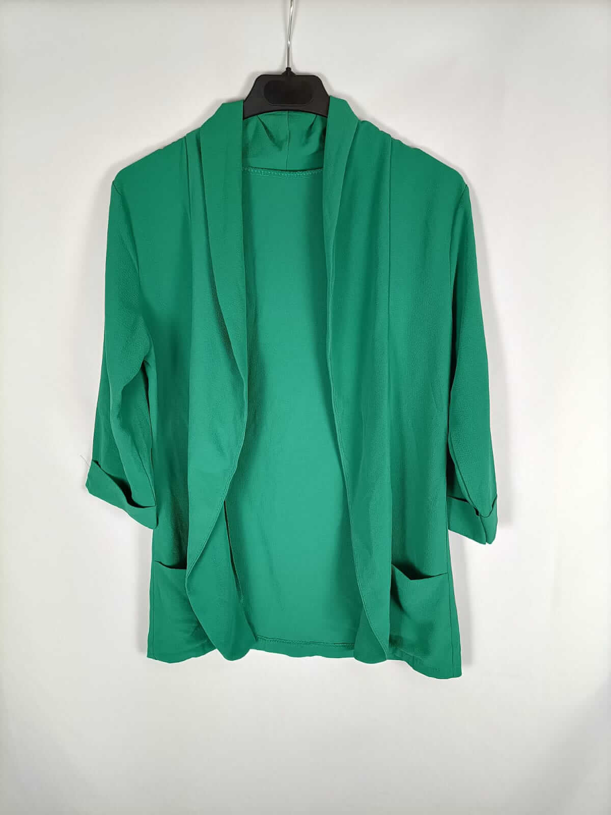 OTRAS.Chaqueta verde mangas 3/4 TU