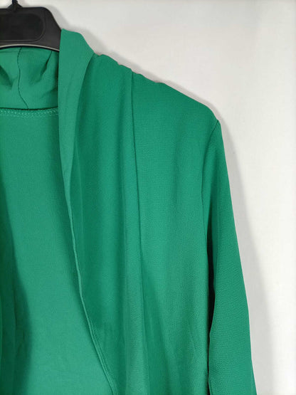 OTRAS.Chaqueta verde mangas 3/4 TU