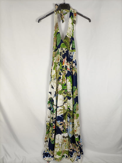 LAMER&CO.Vestido largo flores T.L/XL