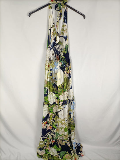 LAMER&CO.Vestido largo flores T.L/XL
