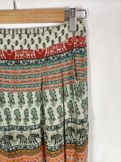 PULL&BEAR.Pantalón fluido ancho T.m