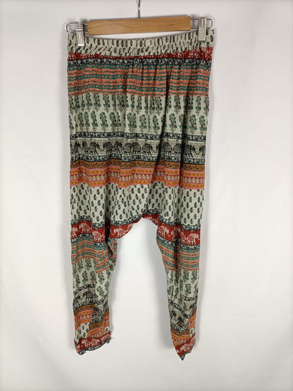 PULL&BEAR.Pantalón fluido ancho T.m