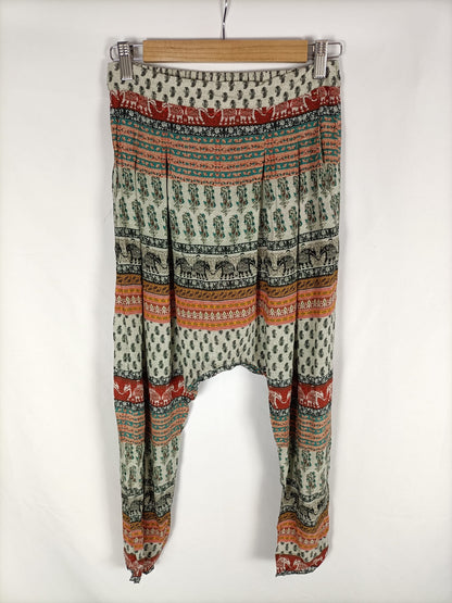 PULL&BEAR.Pantalón fluido ancho T.m