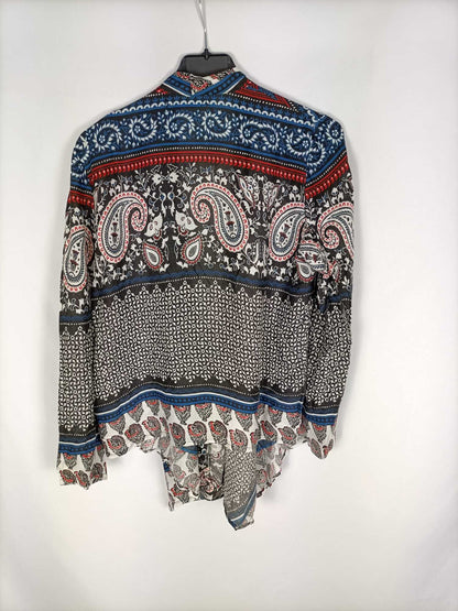 STRADIVARIUS.Kimono multiestampado T.m