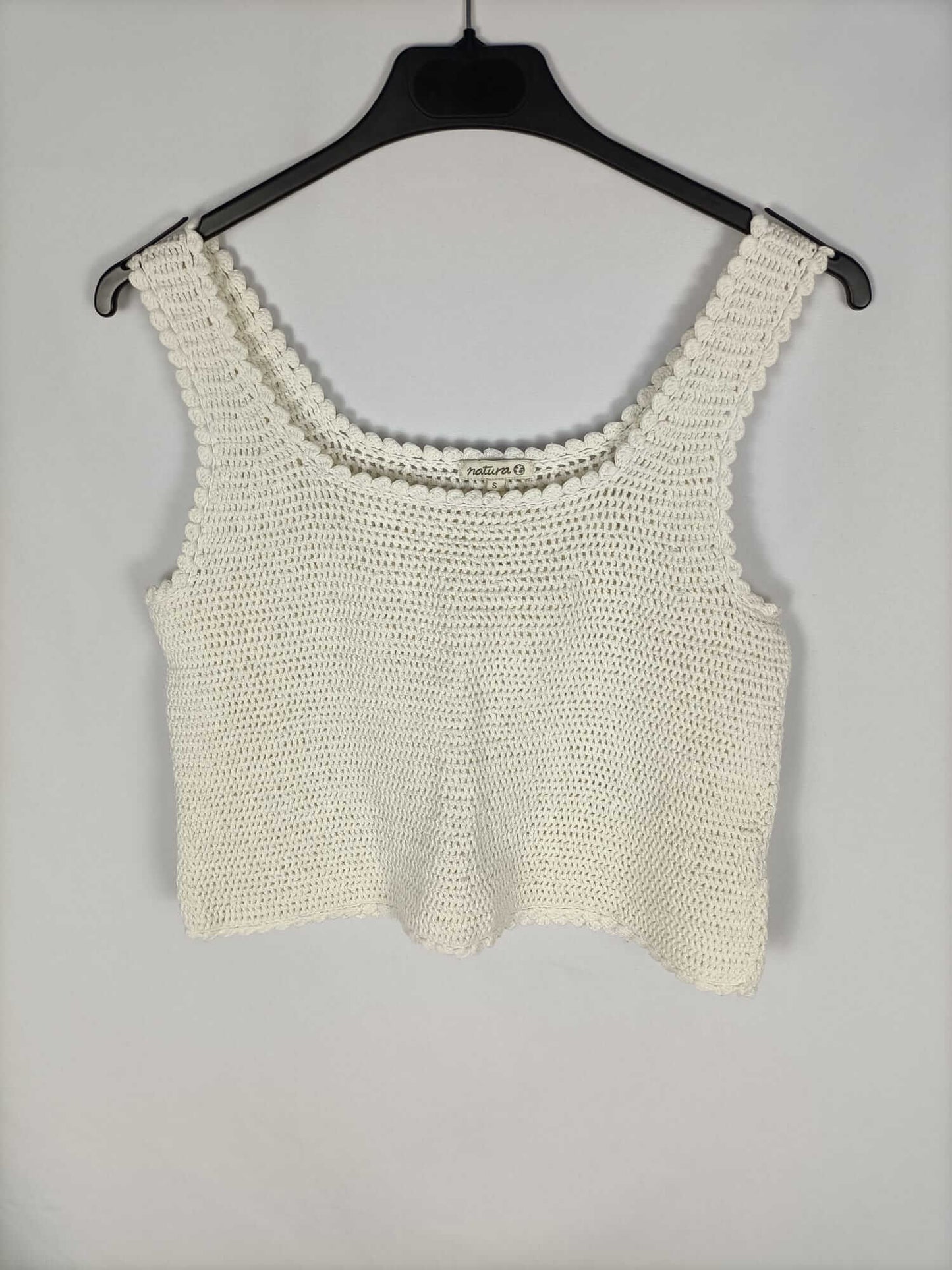 NATURA. Beige Ts knit top