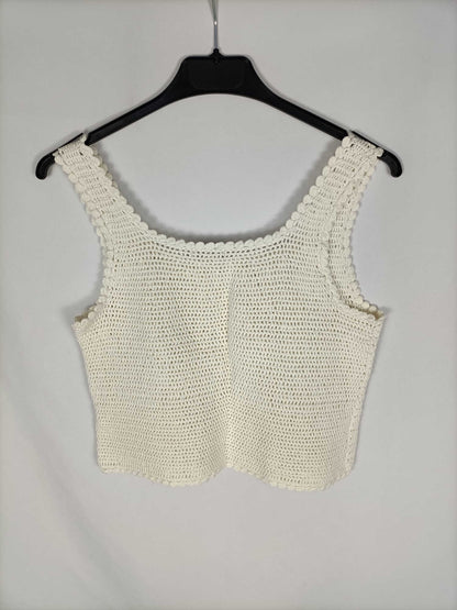 NATURA. Beige Ts knit top