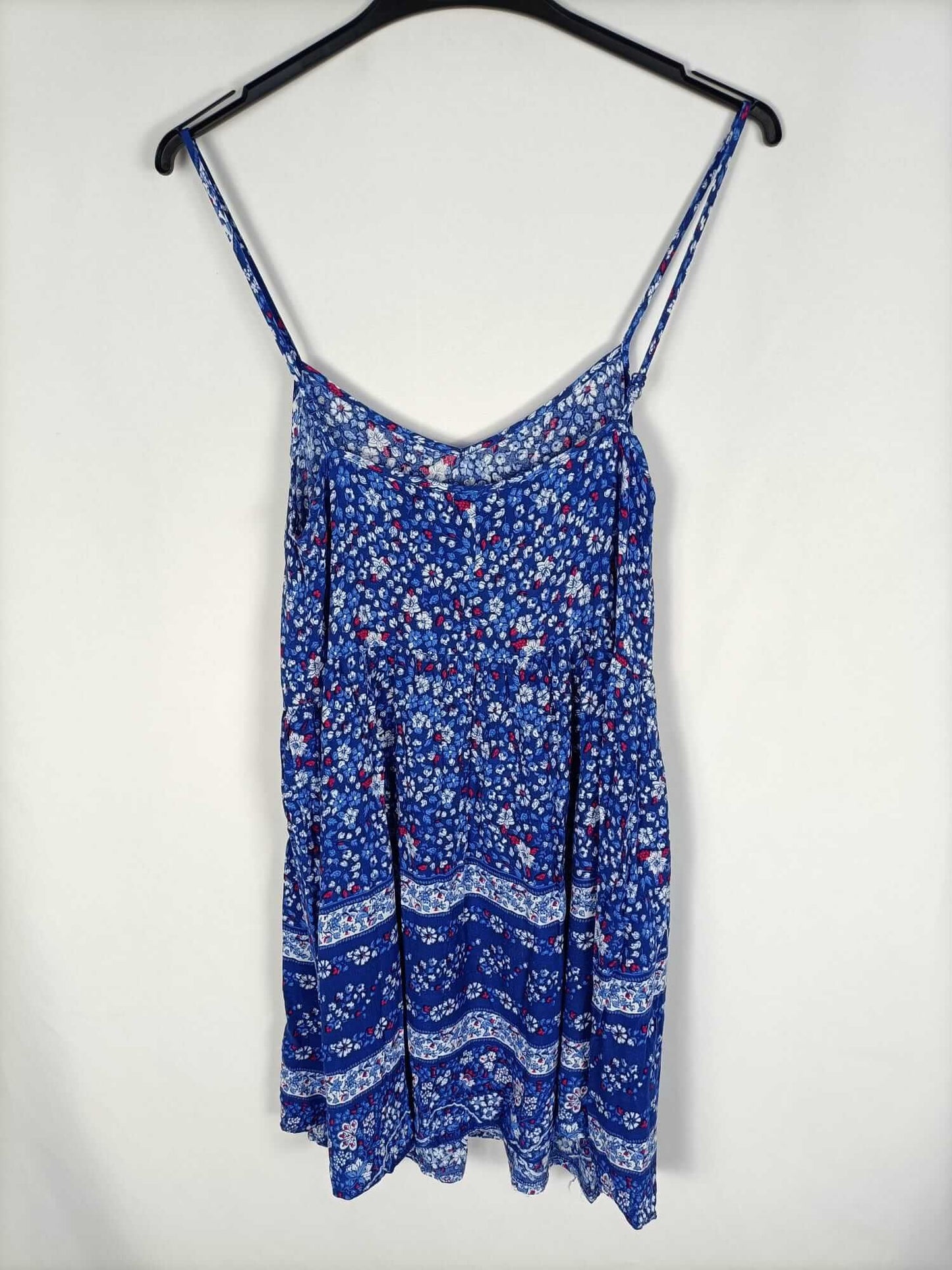 OYSHO. Vestido corto flores T.s