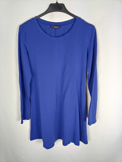 SHEIN. Vestido azul T.l