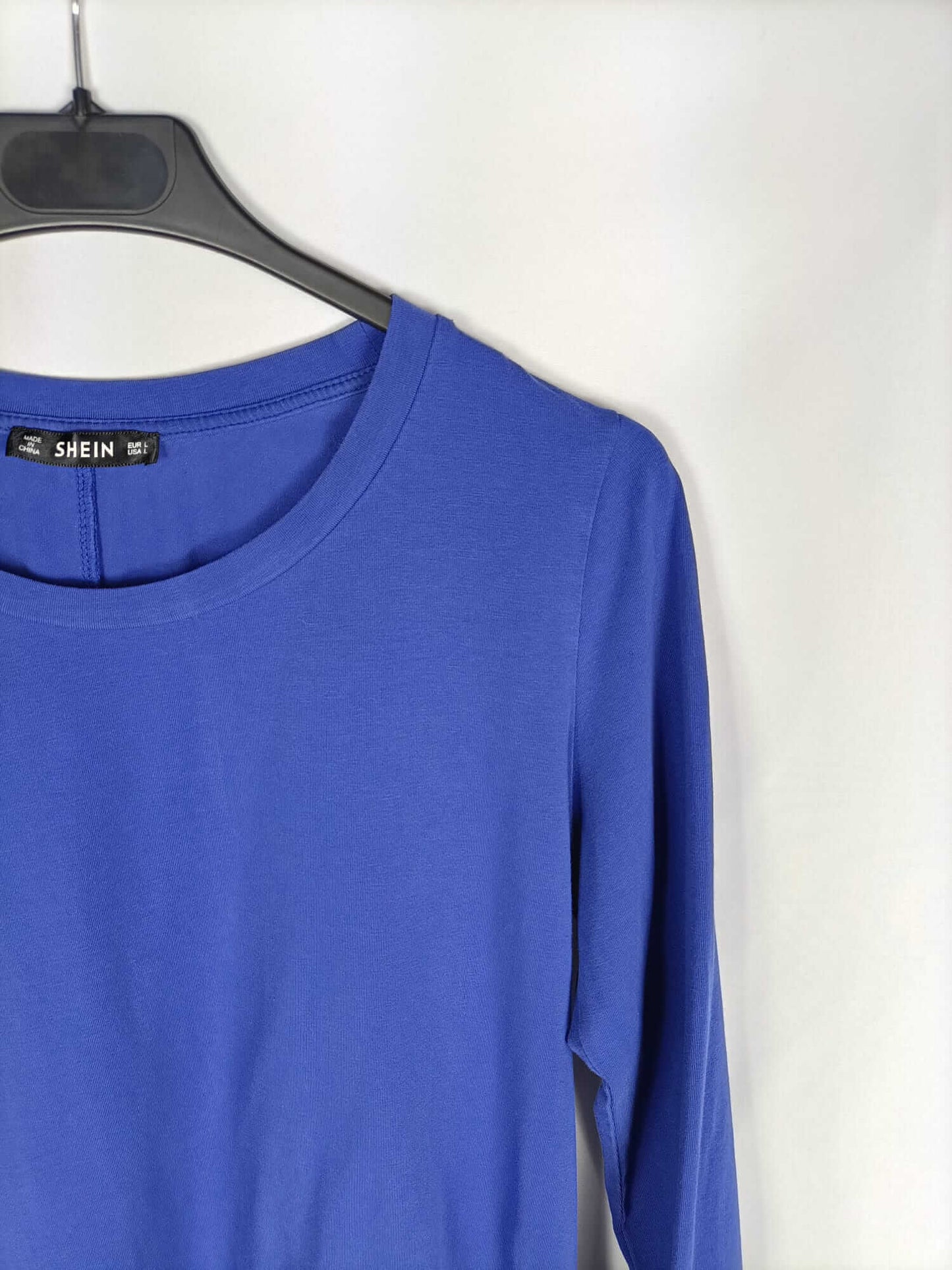 SHEIN. Vestido azul T.l