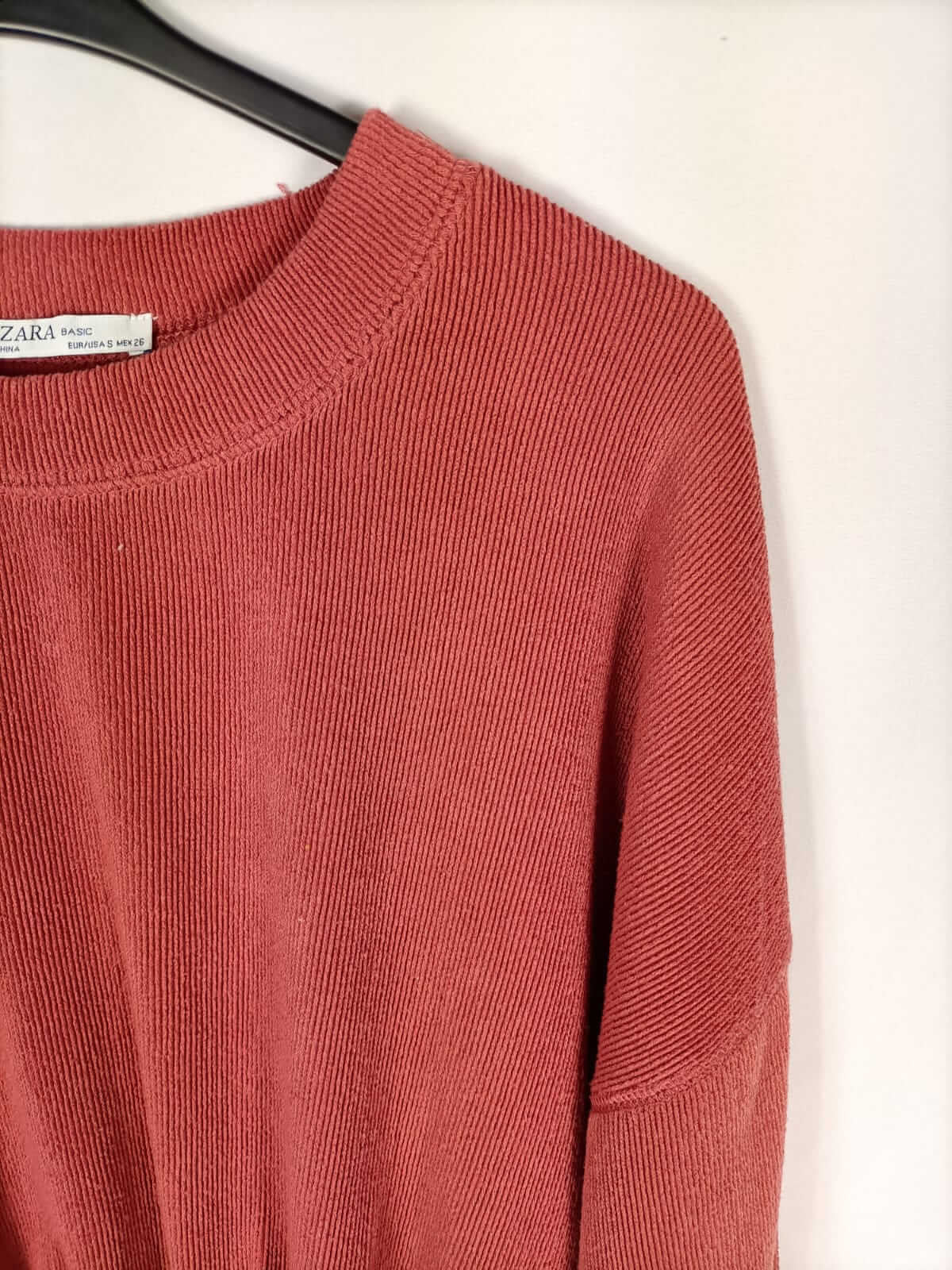 ZARA.Top estilo sudadera T.s