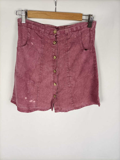 OTRAS.Falda corta efecto desteñido TU (s/m)