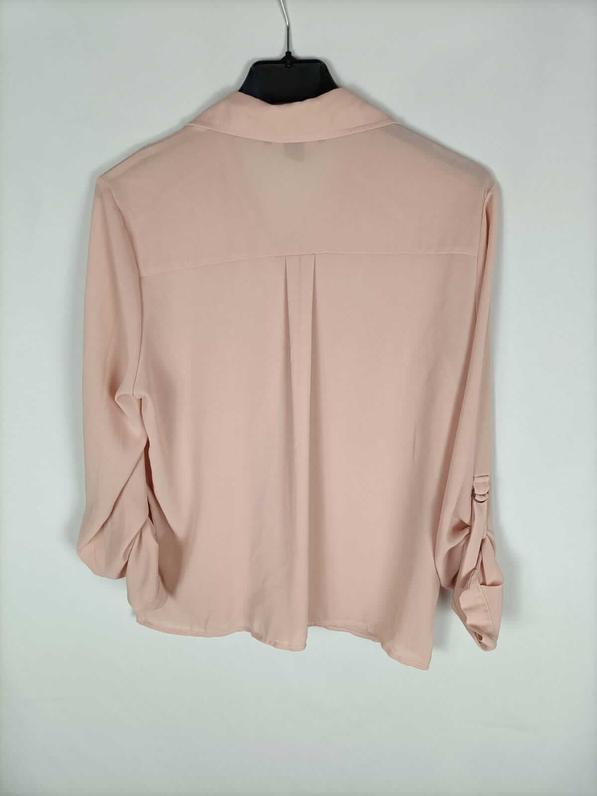 PRIMARK.Blusa rosa abotonada T.36