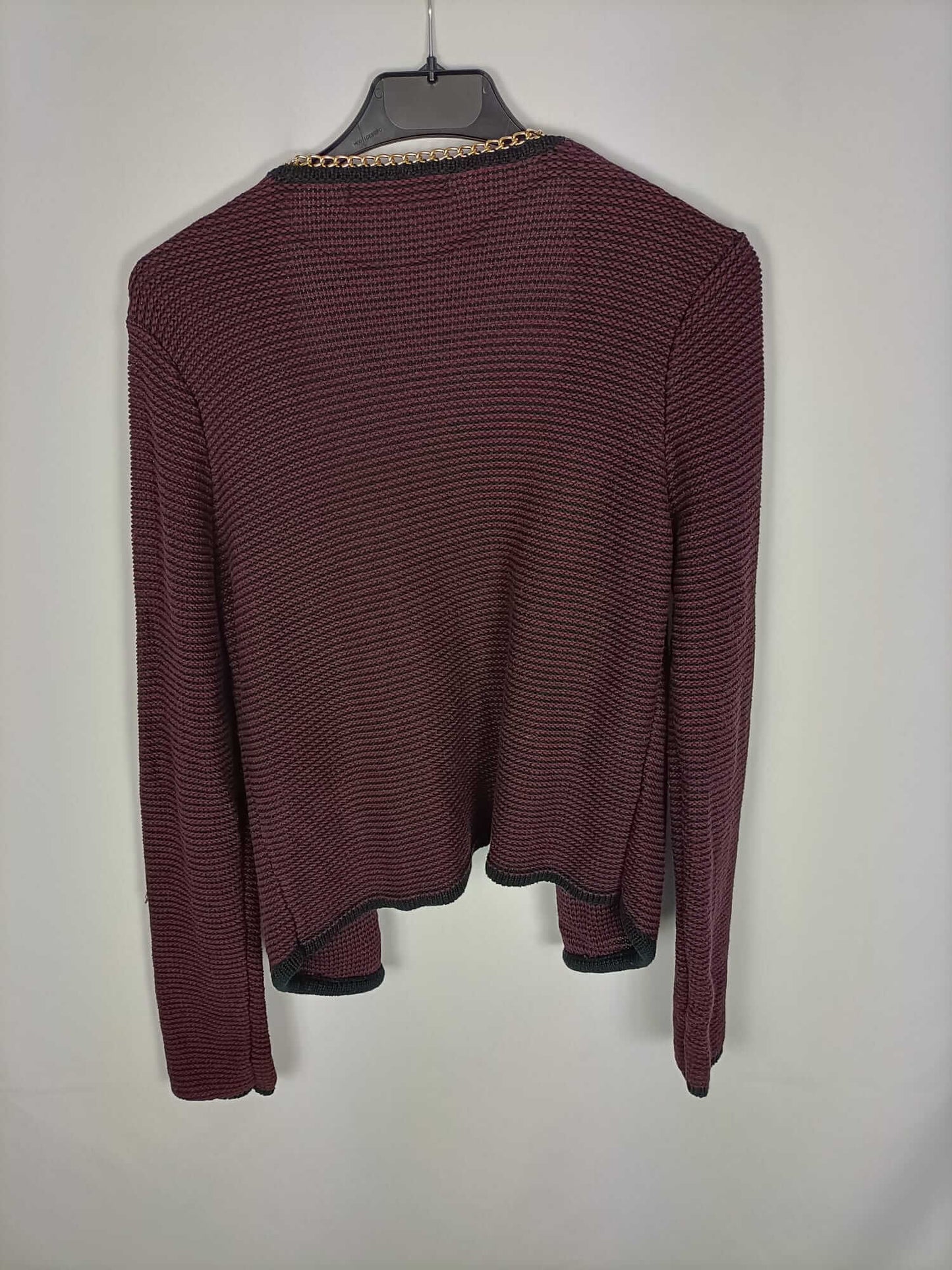 PRIMARK.Rebeca punto burdeos T.38