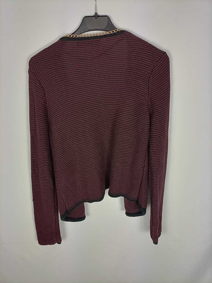 PRIMARK.Rebeca punto burdeos T.38