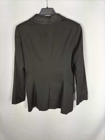 ZARA.Blazer negra estilo smoking T.s