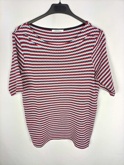 ZARA.Top punto rayas T.m