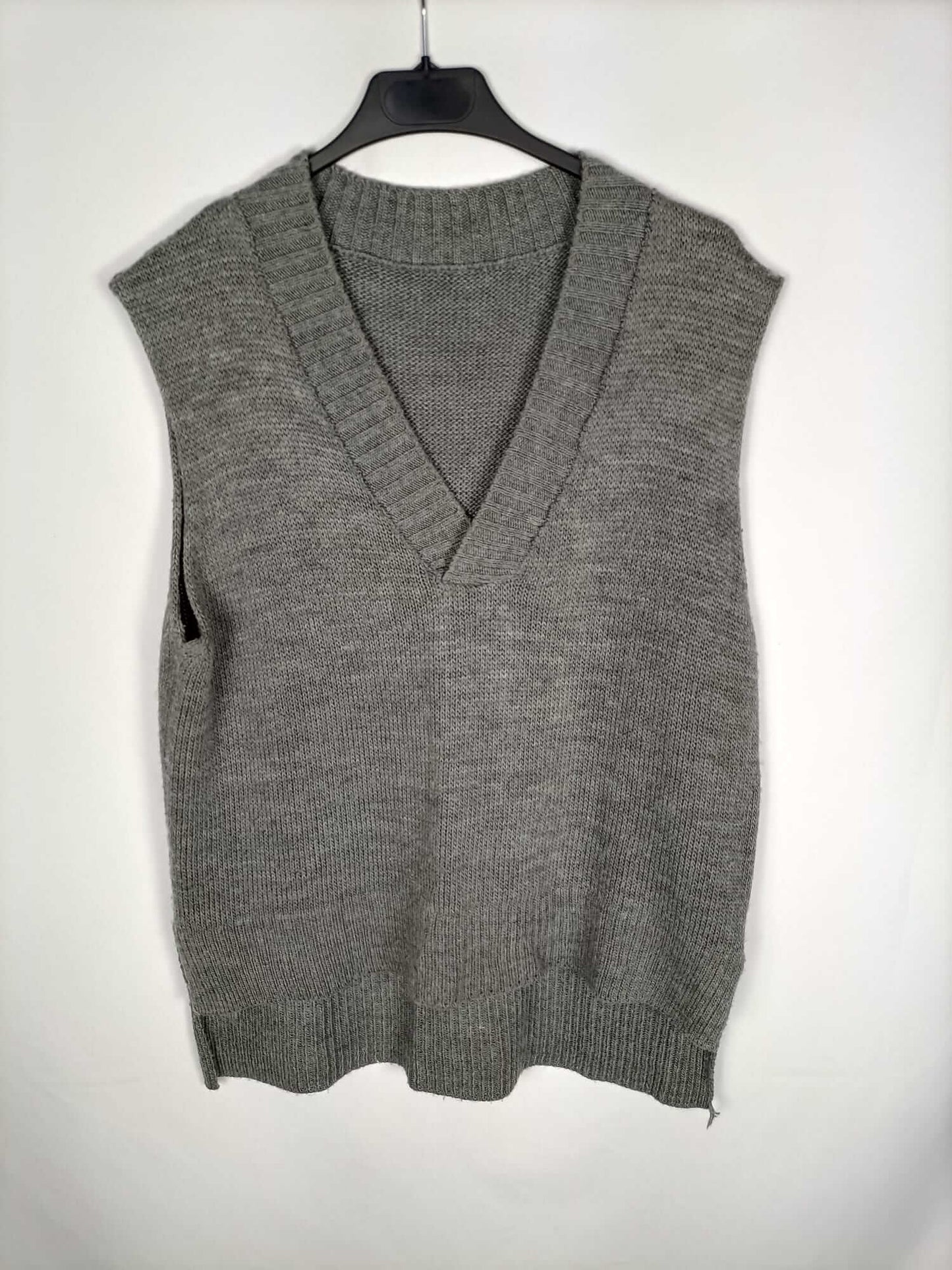 OTRAS.Jersey gris sin mangas TU (m/l)