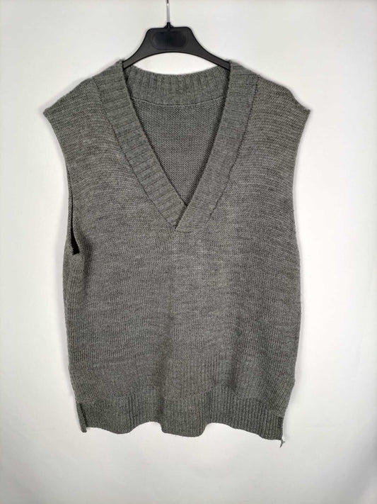 OTRAS.Jersey gris sin mangas TU (m/l)