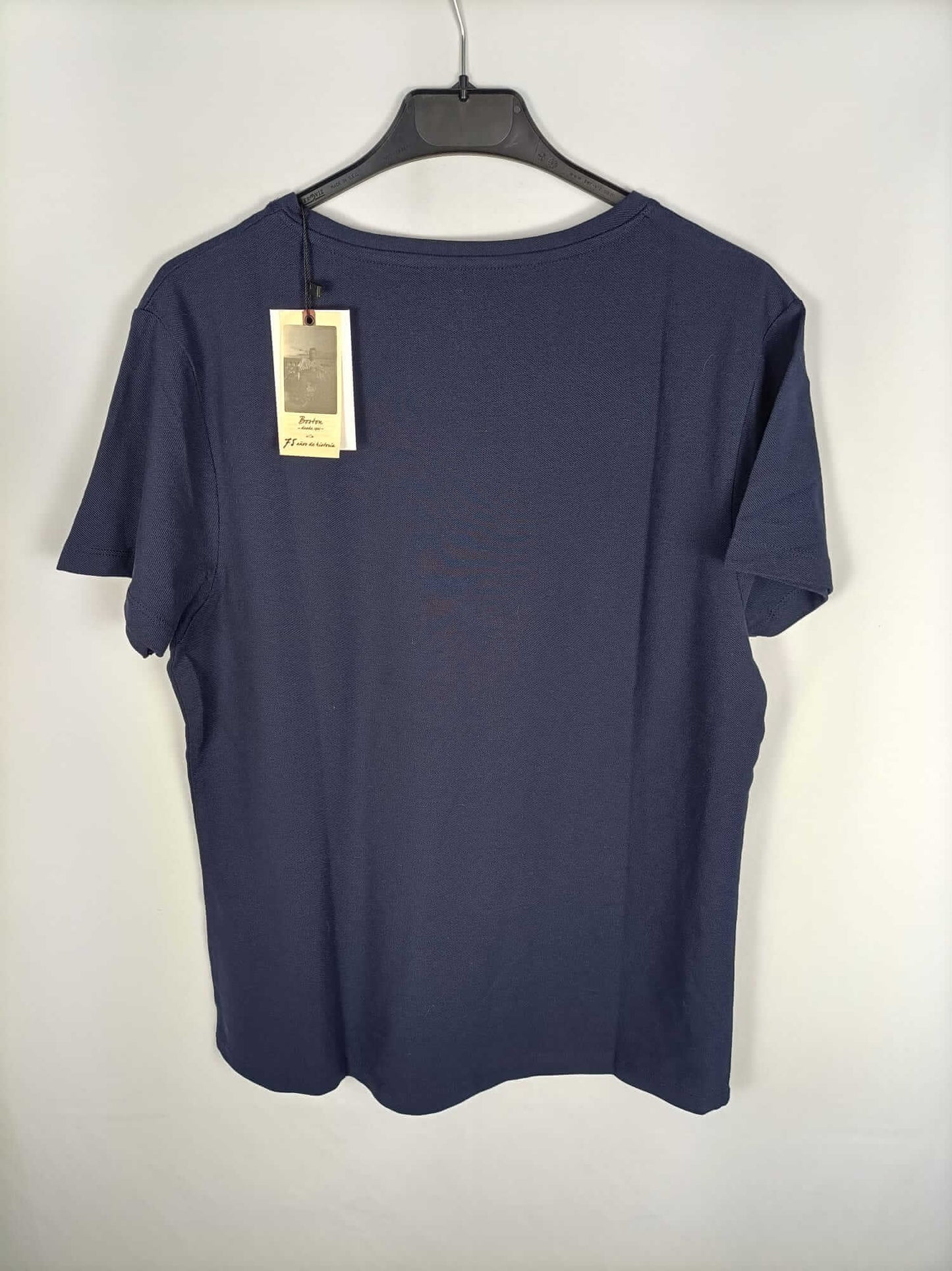 BOSTON.Camiseta azul clásica "Boston" T.L