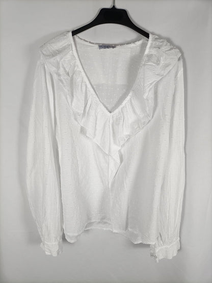 VALENTINA. Blusa plumeti T.4xl