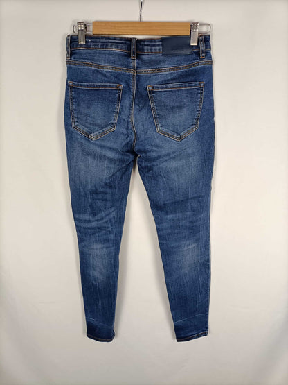 STRADIVARIUS.Vaquero efecto lavado T.36