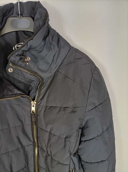 BERSHKA.Plumas azul T.L