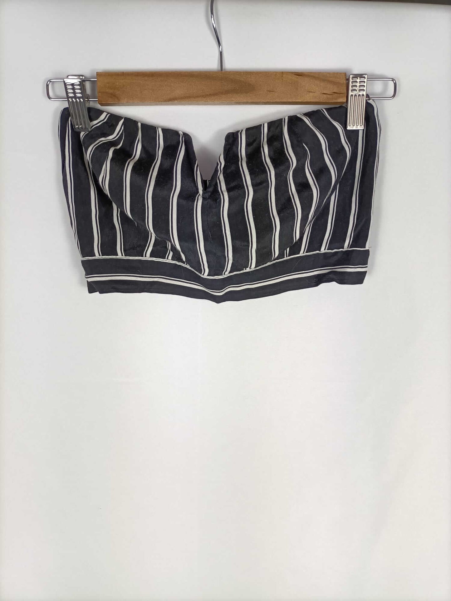 BERSHKA.Croptop rayas T.s