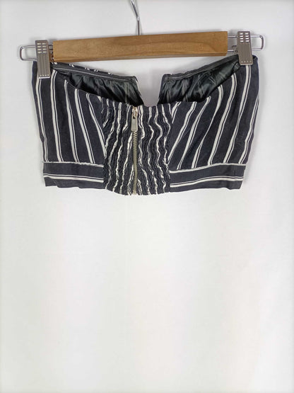 BERSHKA.Croptop rayas T.s