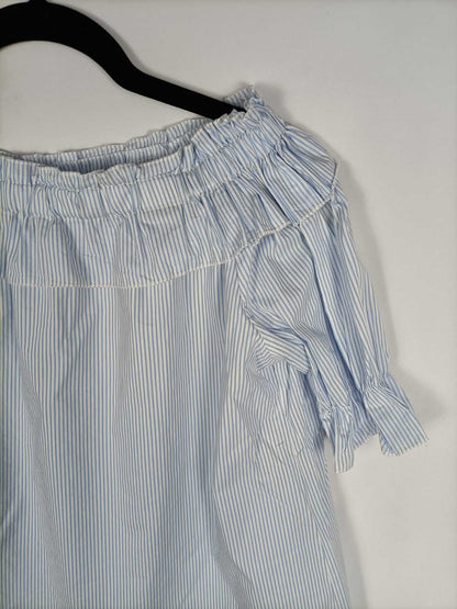 OTRAS.Blusa rayas cuello barco TU (s/m)