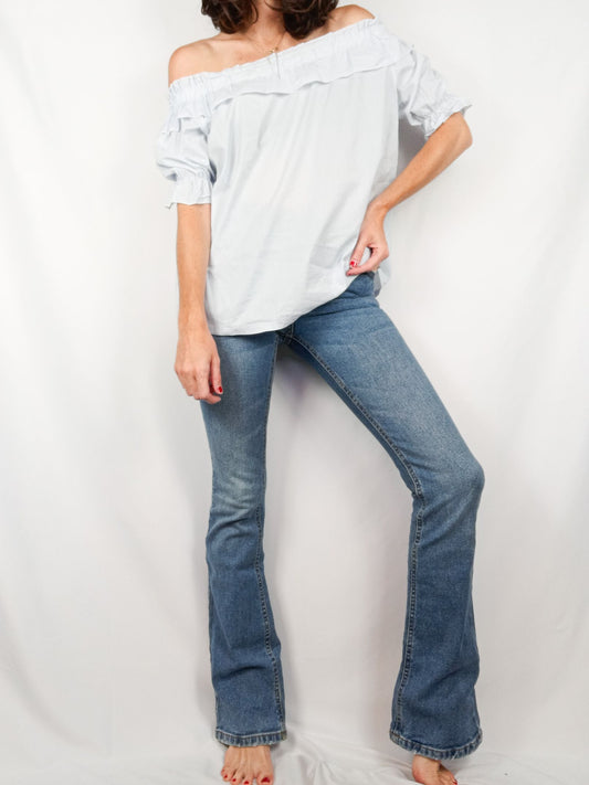 OTRAS.Blusa rayas cuello barco TU (s/m)