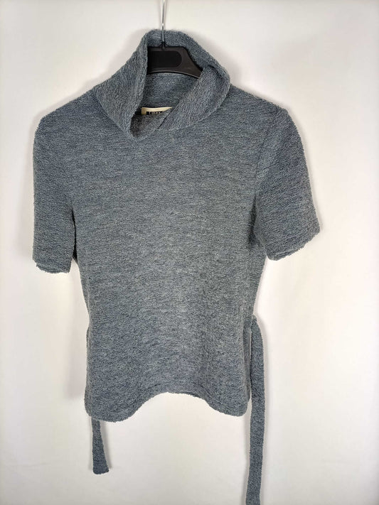 LINEA KLUB. Top gris textura TU (s/m)