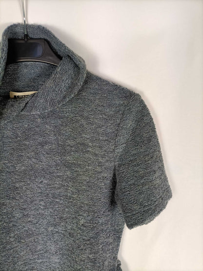 LINEA KLUB. Top gris textura TU (s/m)