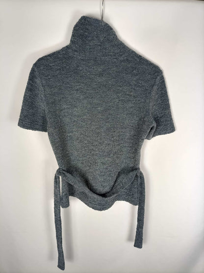 LINEA KLUB. Top gris textura TU (s/m)