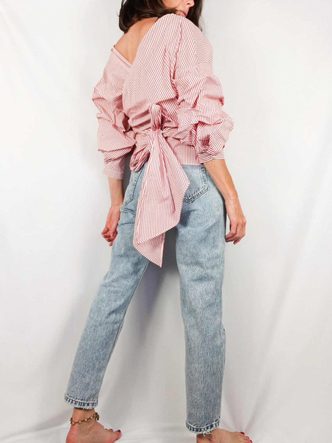 ZARA.Blusa rayas T.xs