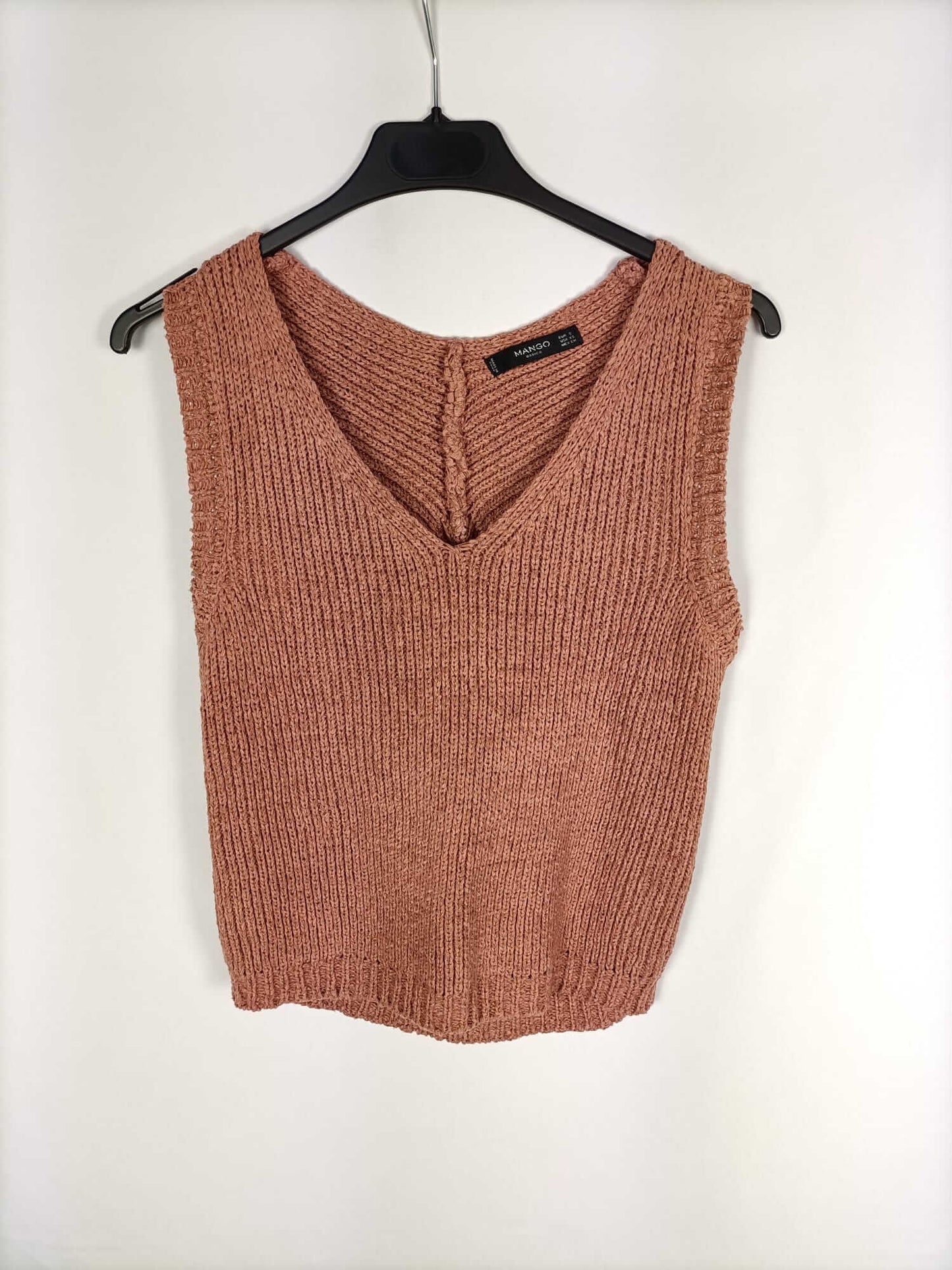 MANGO.Top punto teja T.s