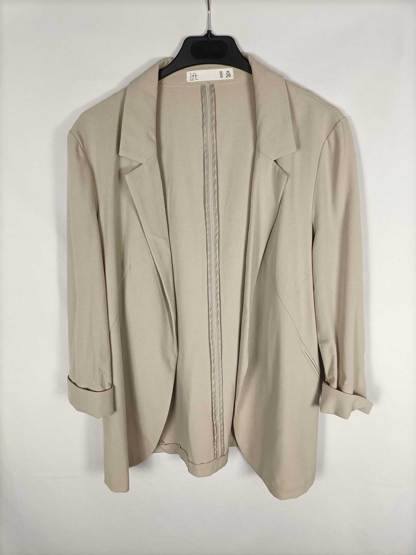 LEFTIES.Blazer beige fluida T.s