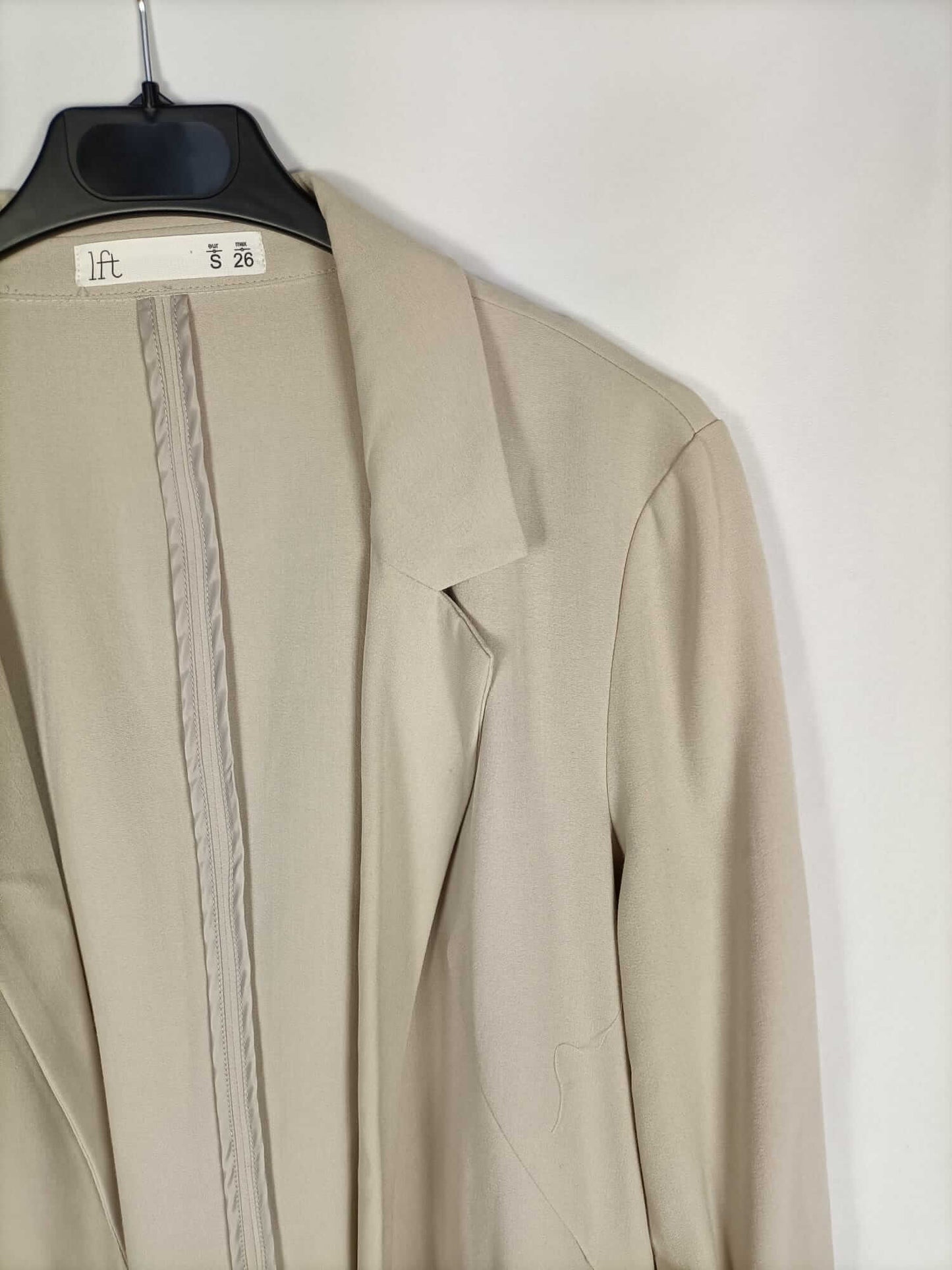 LEFTIES.Blazer beige fluida T.s