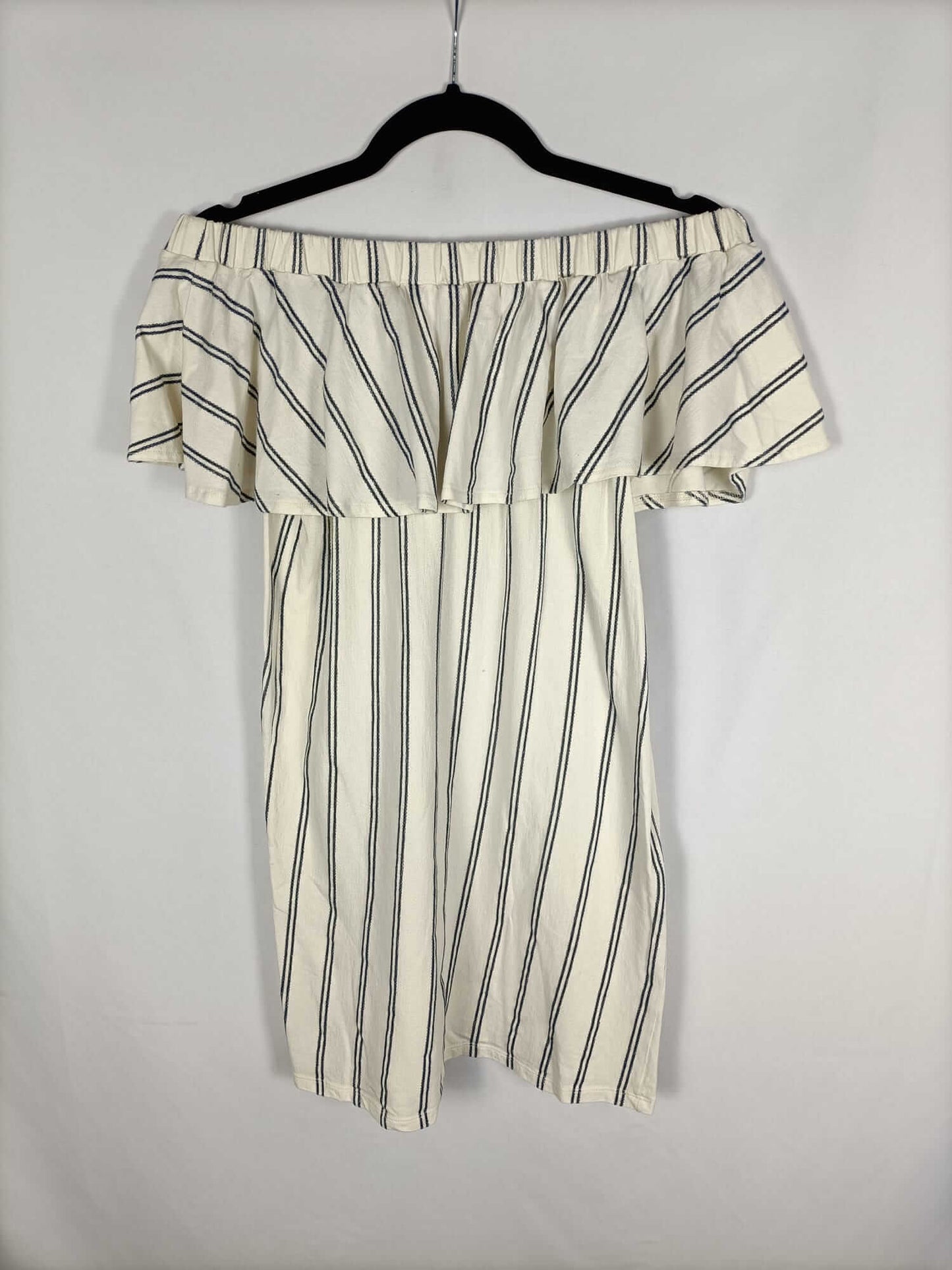 MANGO.Vestido corto beige T.xs