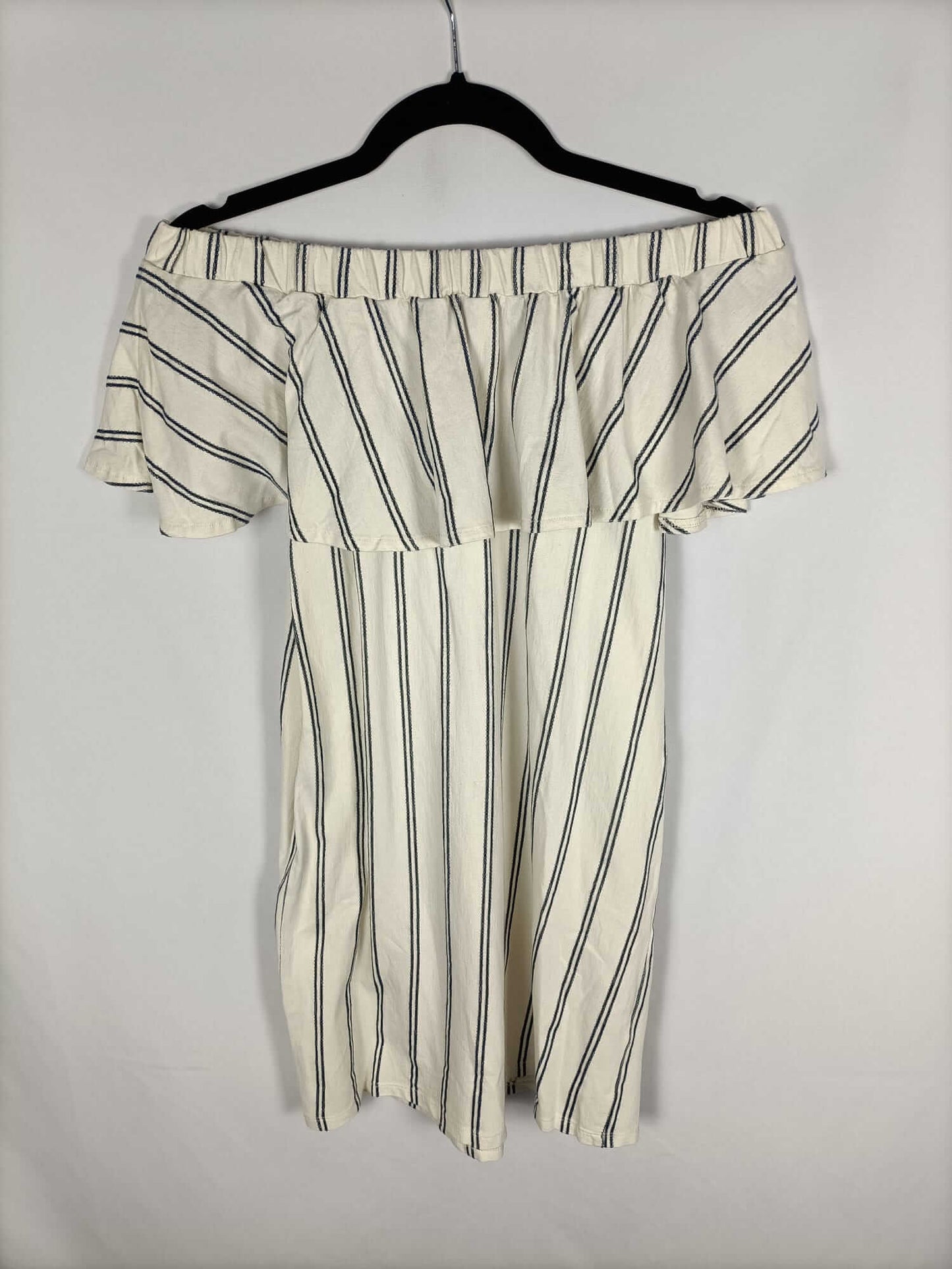 MANGO.Vestido corto beige T.xs