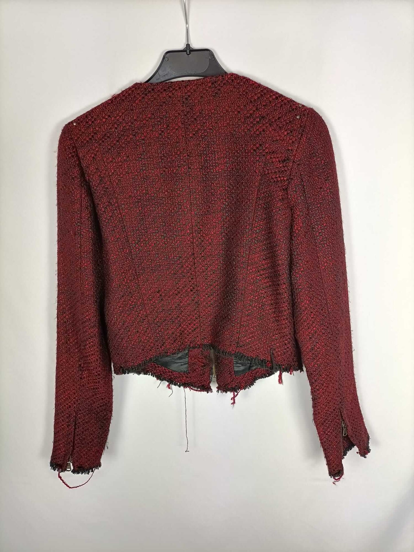 BERSHKA.Cazadora tweed T.s