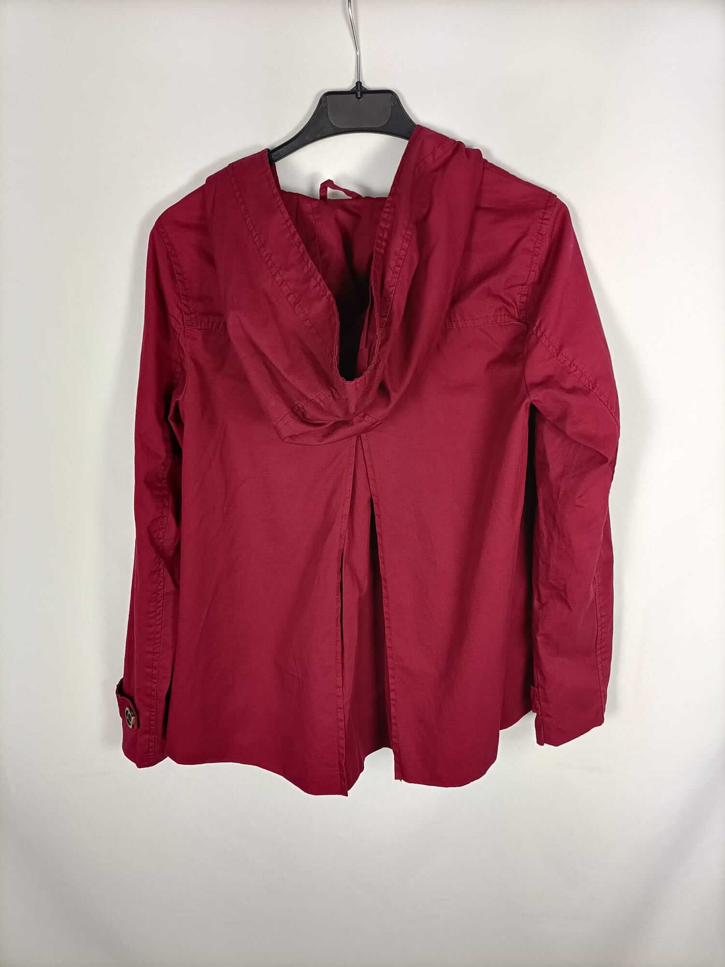 H&M.Trench burdeos T.34